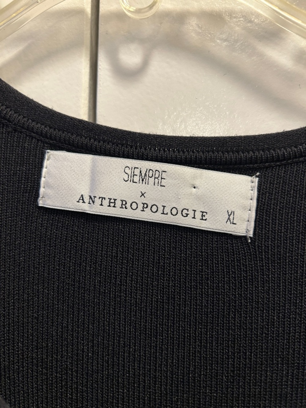 Anthropologie Siempre Michelle Sleeveless Black and White Midi Dress - Picture 5 of 13